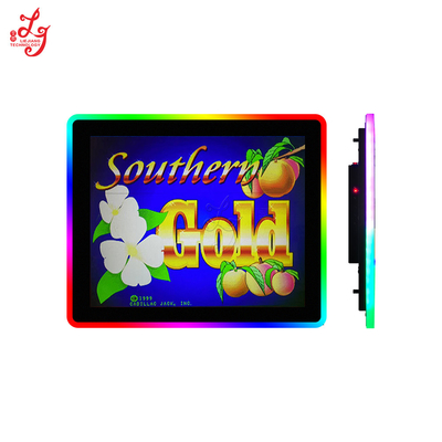 19 Inch 3M Or ELO PCAP Touch Screen LED Lights Mounted Casino POG Life Of Luxury Gaming Monitors Manufacturer For Sale