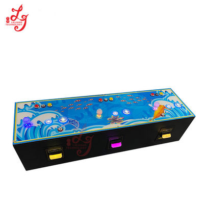 Wood Cabinet Fish Table Wall Mounted Fishing Games Machines 55 or 72 Inch TV Hang on The Wall Model Fish Game Machines