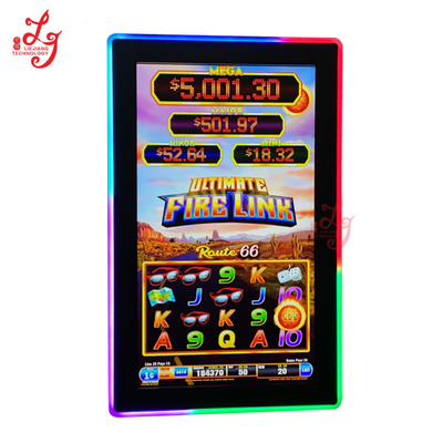Fire Link LOL 32 Inch With LED Lights Bally Gaming Multi Infrared Touch Screen Monitor